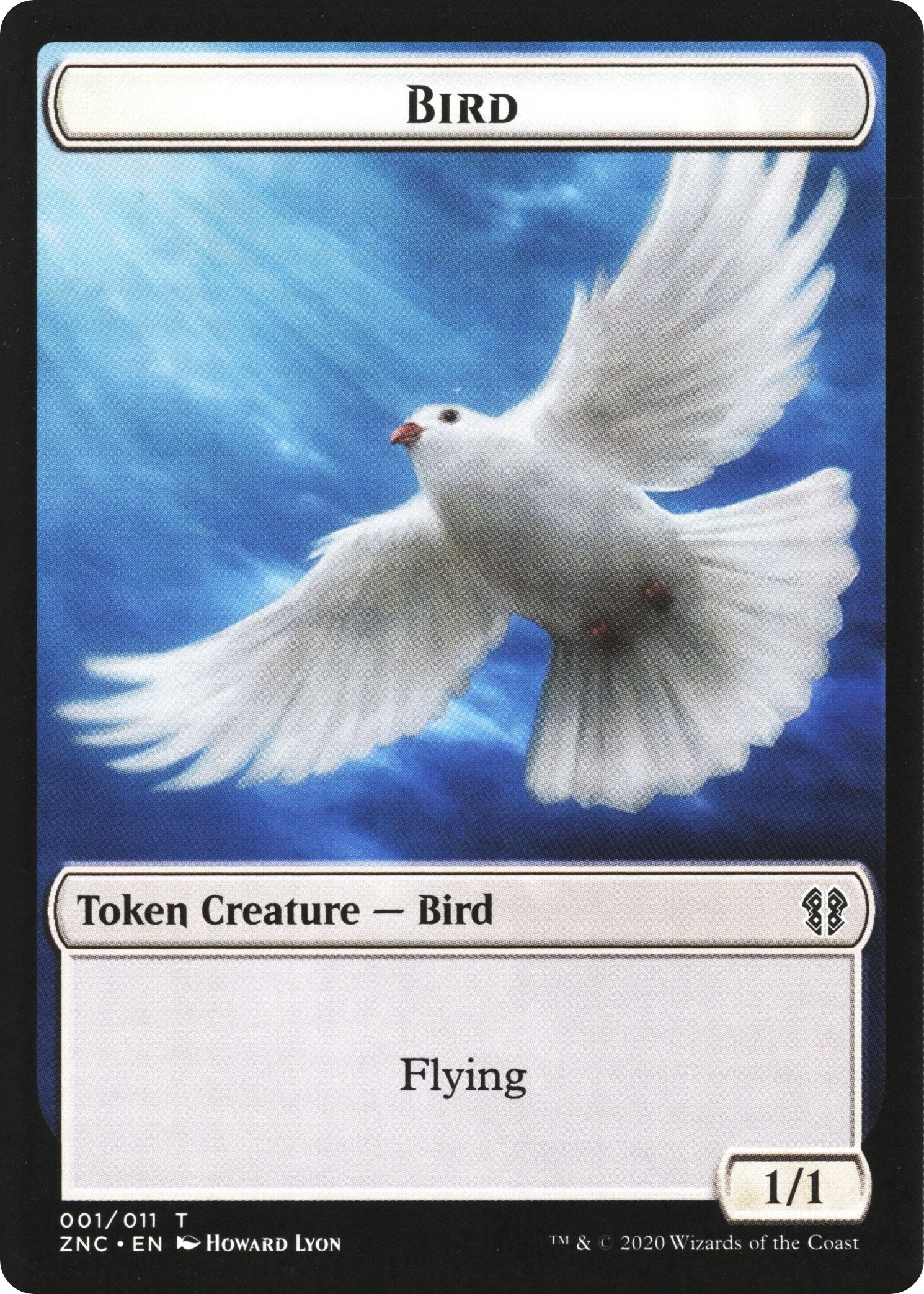 Image for Bird // Kor Ally Double-Sided Token (Commander: Zendikar Rising) (1 // 2) - Magic: The Gathering