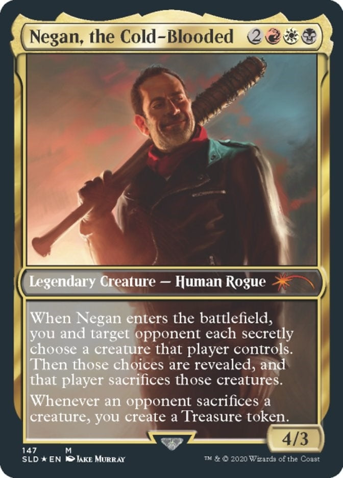 Image for Negan, the Cold-Blooded (Secret Lair Drop Series) (147) - Magic: The Gathering