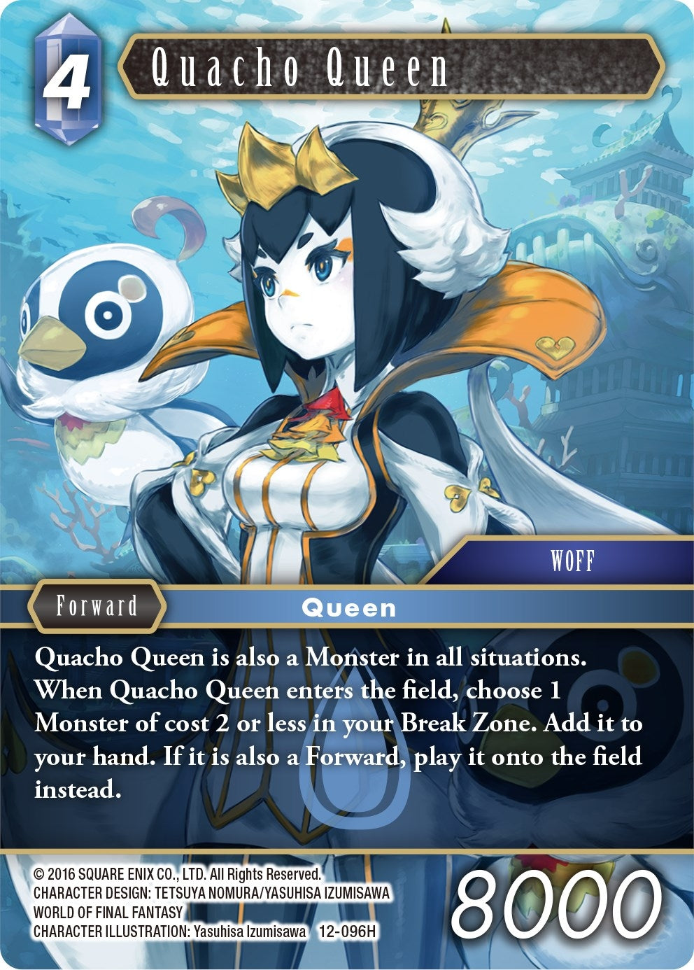 Image for Quacho Queen (Opus XII) (12-096H) - Final Fantasy TCG