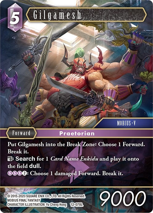 Image for Gilgamesh (Opus XII) (12-078L) - Final Fantasy TCG
