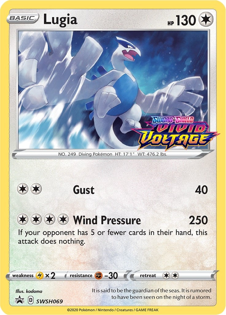 Image for Lugia - SWSH069 (Prerelease) (SWSH: Sword & Shield Promo Cards) (SWSH069) - Pokemon
