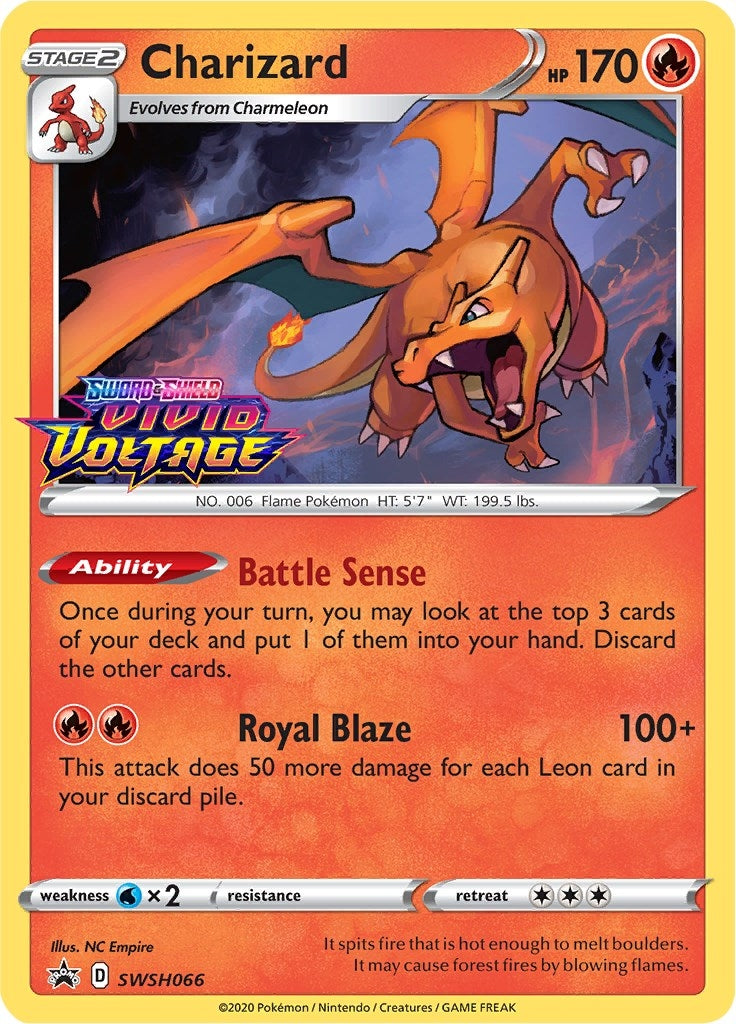 Image for Charizard - SWSH066 (Prerelease) (SWSH: Sword & Shield Promo Cards) (SWSH066) - Pokemon