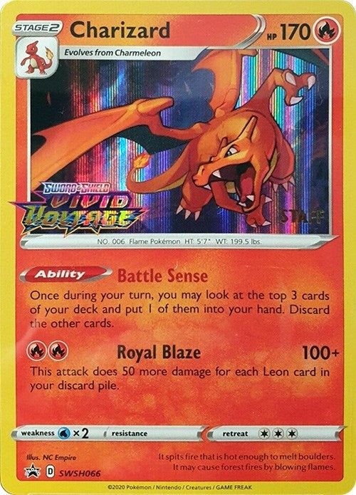 Image for Charizard - SWSH066 (Prerelease) [Staff] (SWSH: Sword & Shield Promo Cards) (SWSH066) - Pokemon