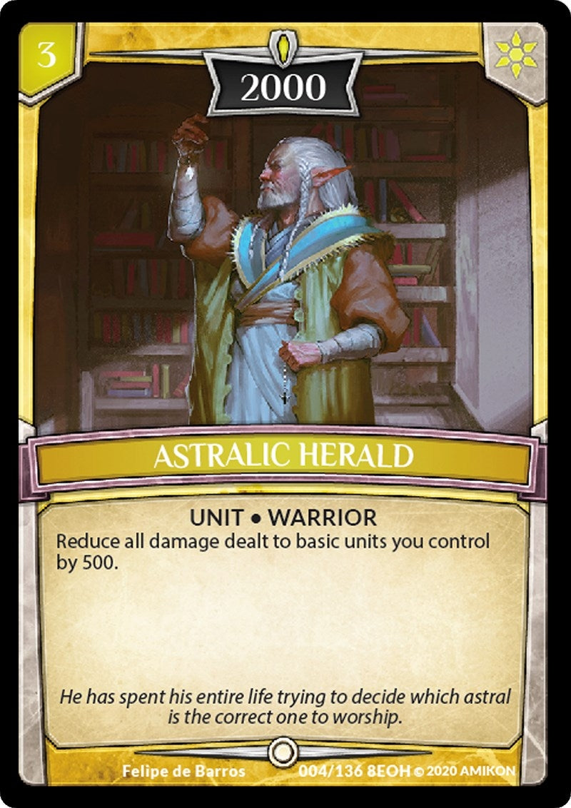 Image for Astralic Herald (Echoes of Hokken) (4/136 8EOH) - Argent Saga TCG