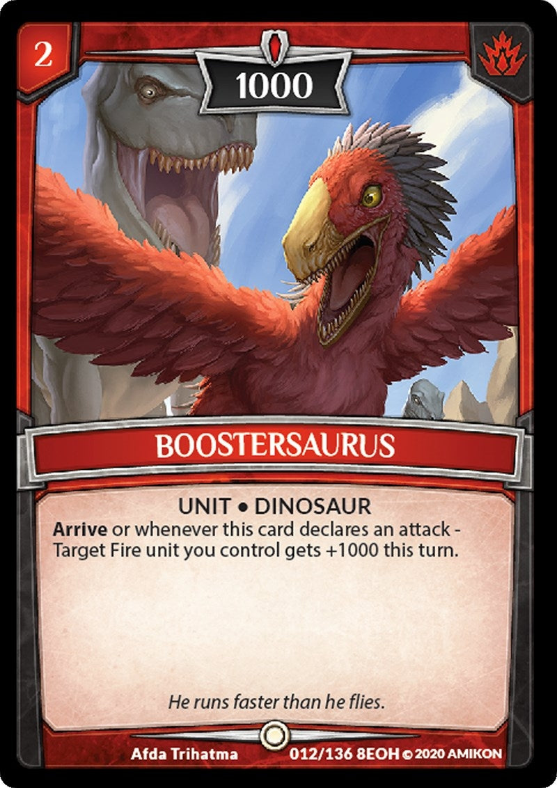 Image for Boostersaurus (Echoes of Hokken) (12/136 8EOH) - Argent Saga TCG