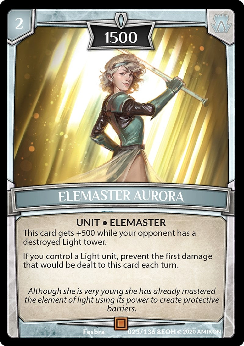 Image for Elemaster Aurora (Echoes of Hokken) (23/136 8EOH) - Argent Saga TCG