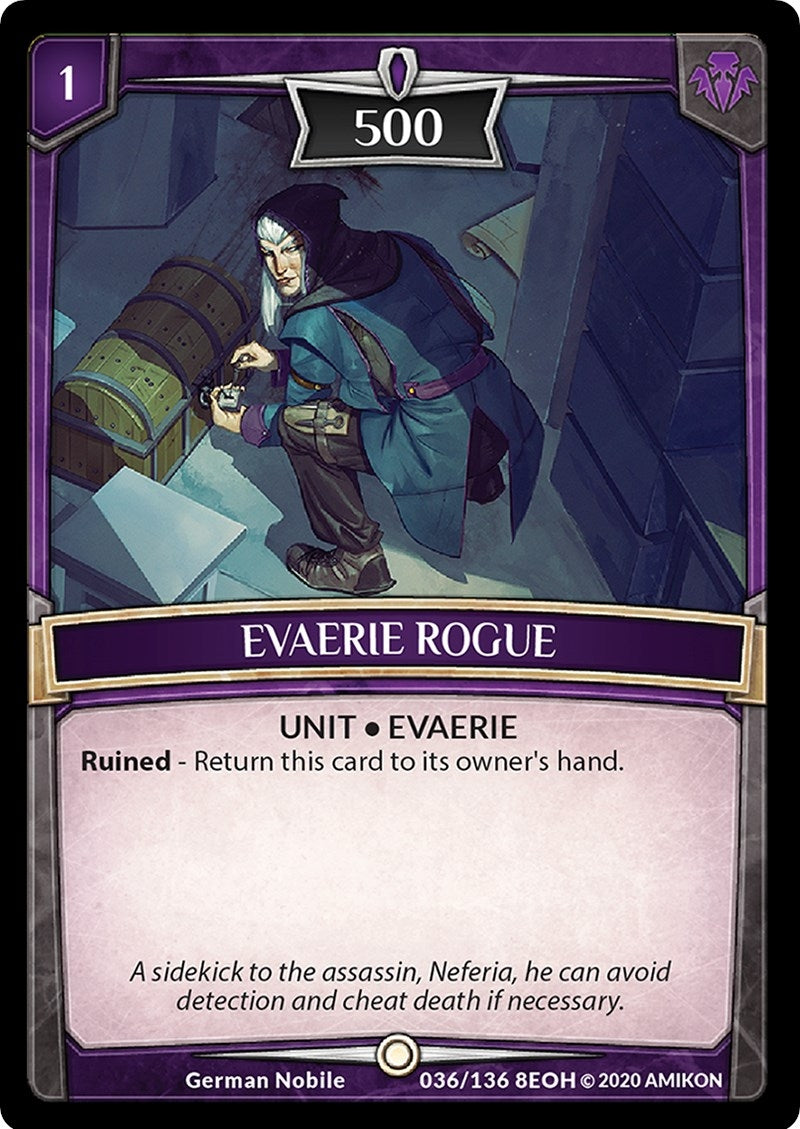 Image for Evaerie Rogue (Echoes of Hokken) (36/136 8EOH) - Argent Saga TCG
