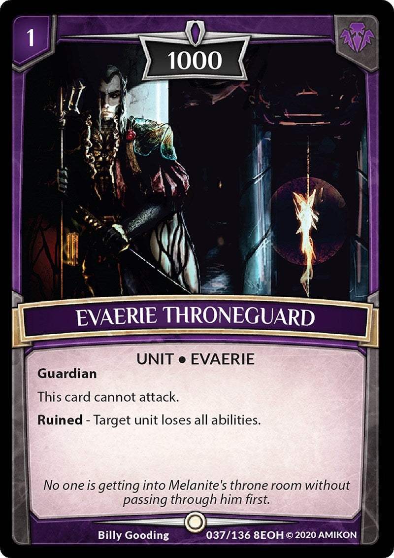 Image for Evaerie Throneguard (Echoes of Hokken) (37/136 8EOH) - Argent Saga TCG