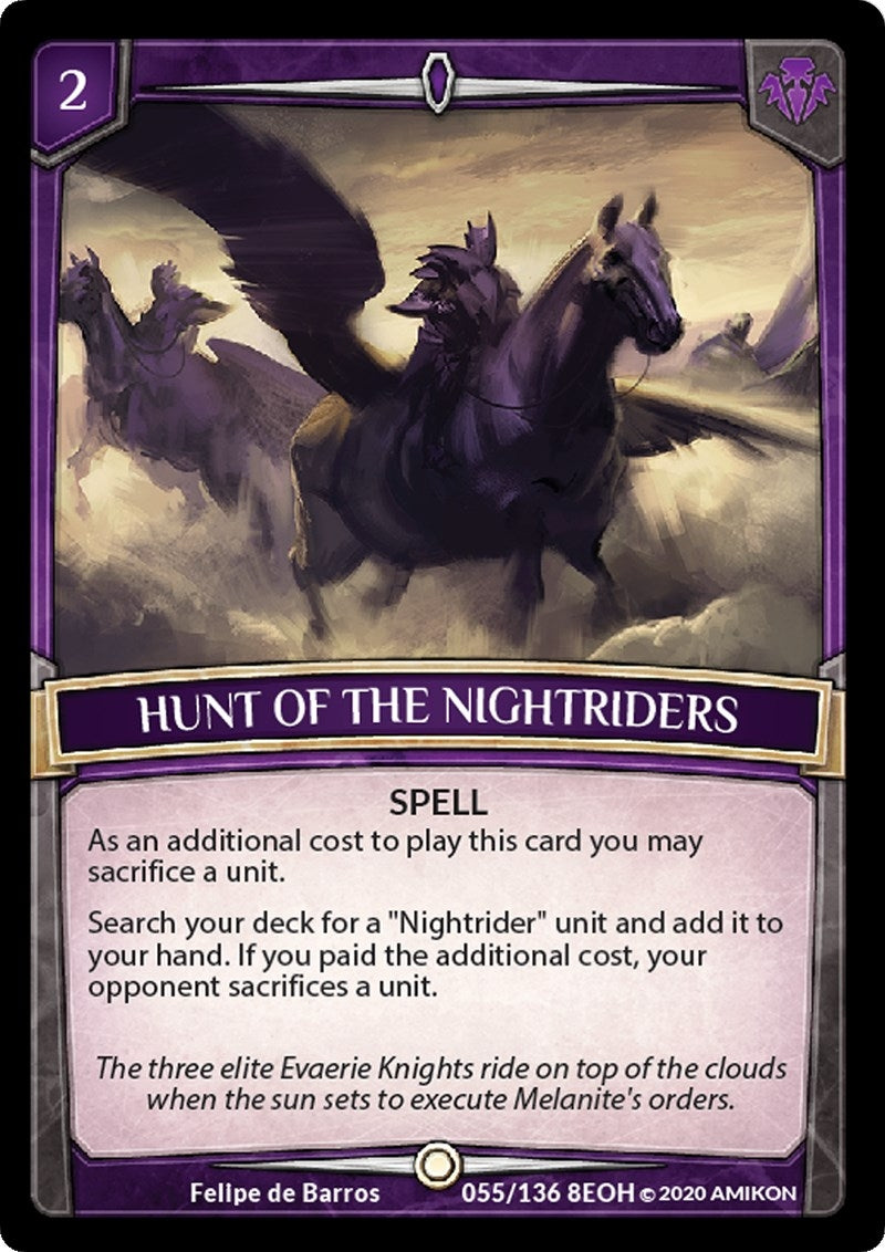 Image for Hunt of the Nightriders (Echoes of Hokken) (55/136 8EOH) - Argent Saga TCG