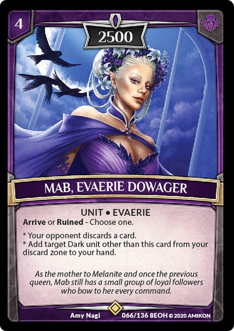 Image for Mab, Evaerie Dowager (Echoes of Hokken) (66/136 8EOH) - Argent Saga TCG