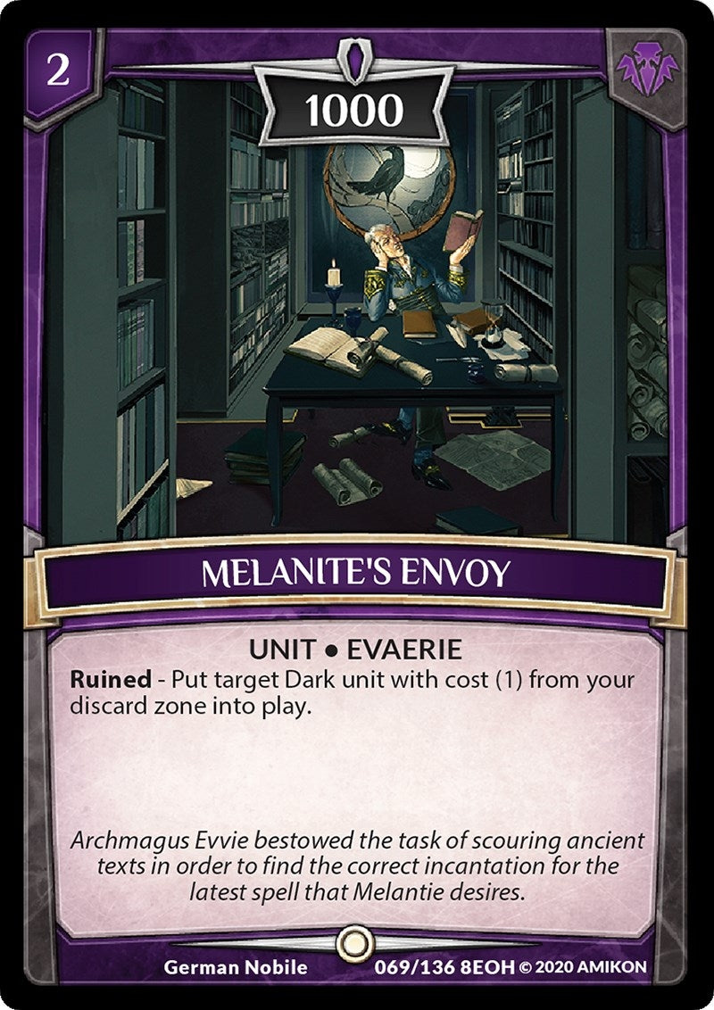 Image for Melanite's Envoy (Echoes of Hokken) (69/136 8EOH) - Argent Saga TCG