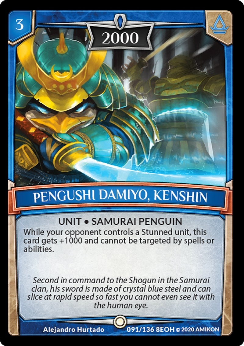 Image for Pengushi Damiyo, Kenshin (Echoes of Hokken) (91/136 8EOH) - Argent Saga TCG
