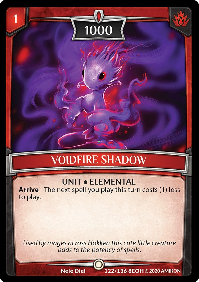 Image for Voidfire Shadow (Echoes of Hokken) (122/136 8EOH) - Argent Saga TCG