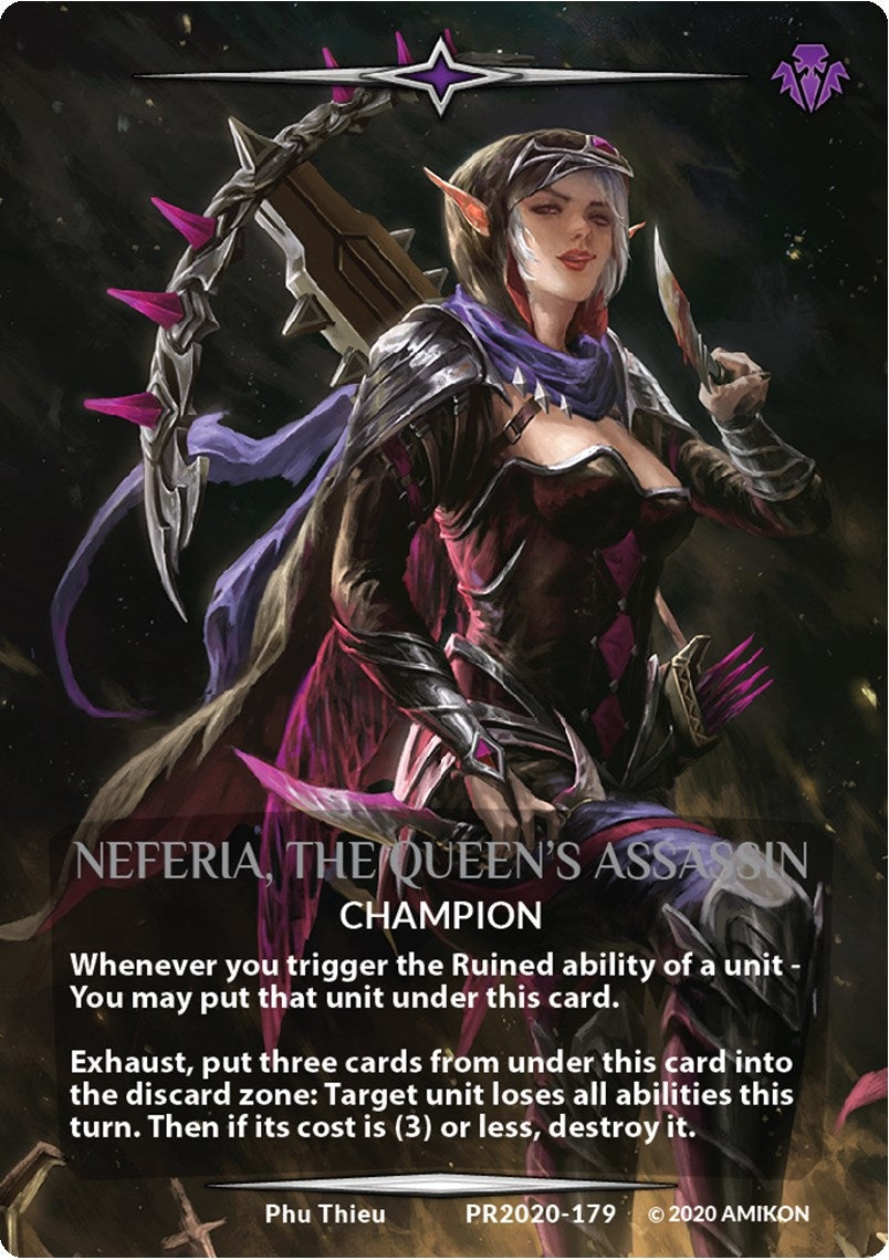 Image for Neferia, the Queen's Assassin (Serial Numbered) (Argent Saga Promos) (PR2020-179) - Argent Saga TCG