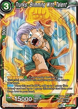 Image for Trunks, Brimming With Talent (Promotion Cards) (P-256) - Dragon Ball Super: Masters
