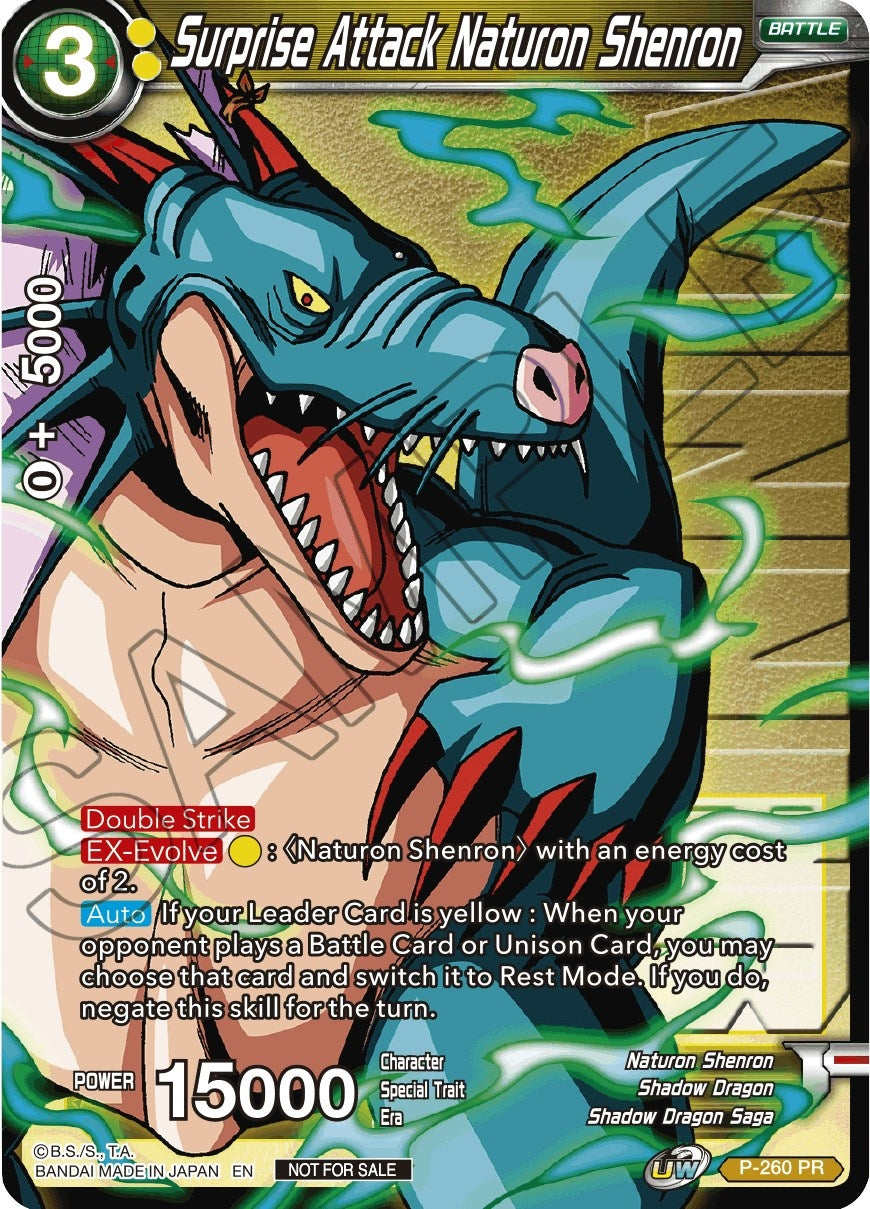 Image for Surprise Attack Naturon Shenron (Winner Stamped) (Tournament Promotion Cards) (P-260) - Dragon Ball Super: Masters