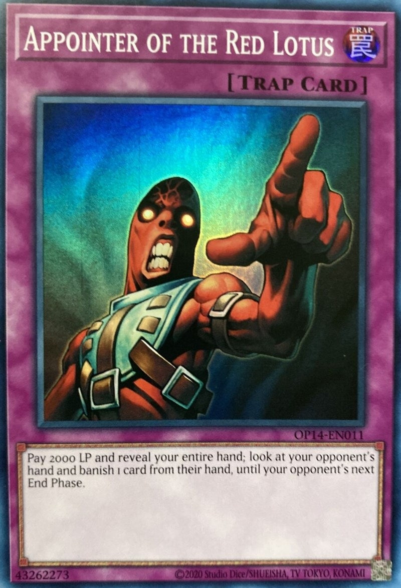Image for Appointer of the Red Lotus (OTS Tournament Pack 14) (OP14-EN011) - YuGiOh