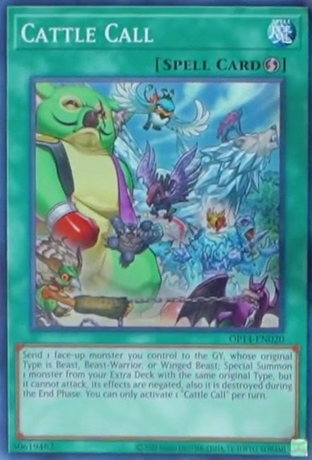 Image for Cattle Call (OTS Tournament Pack 14) (OP14-EN020) - YuGiOh