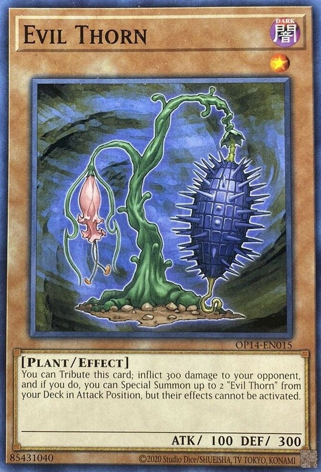 Image for Evil Thorn (OTS Tournament Pack 14) (OP14-EN015) - YuGiOh