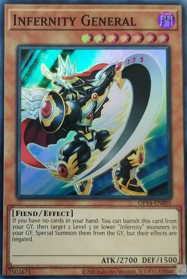 Image for Infernity General (OTS Tournament Pack 14) (OP14-EN005) - YuGiOh