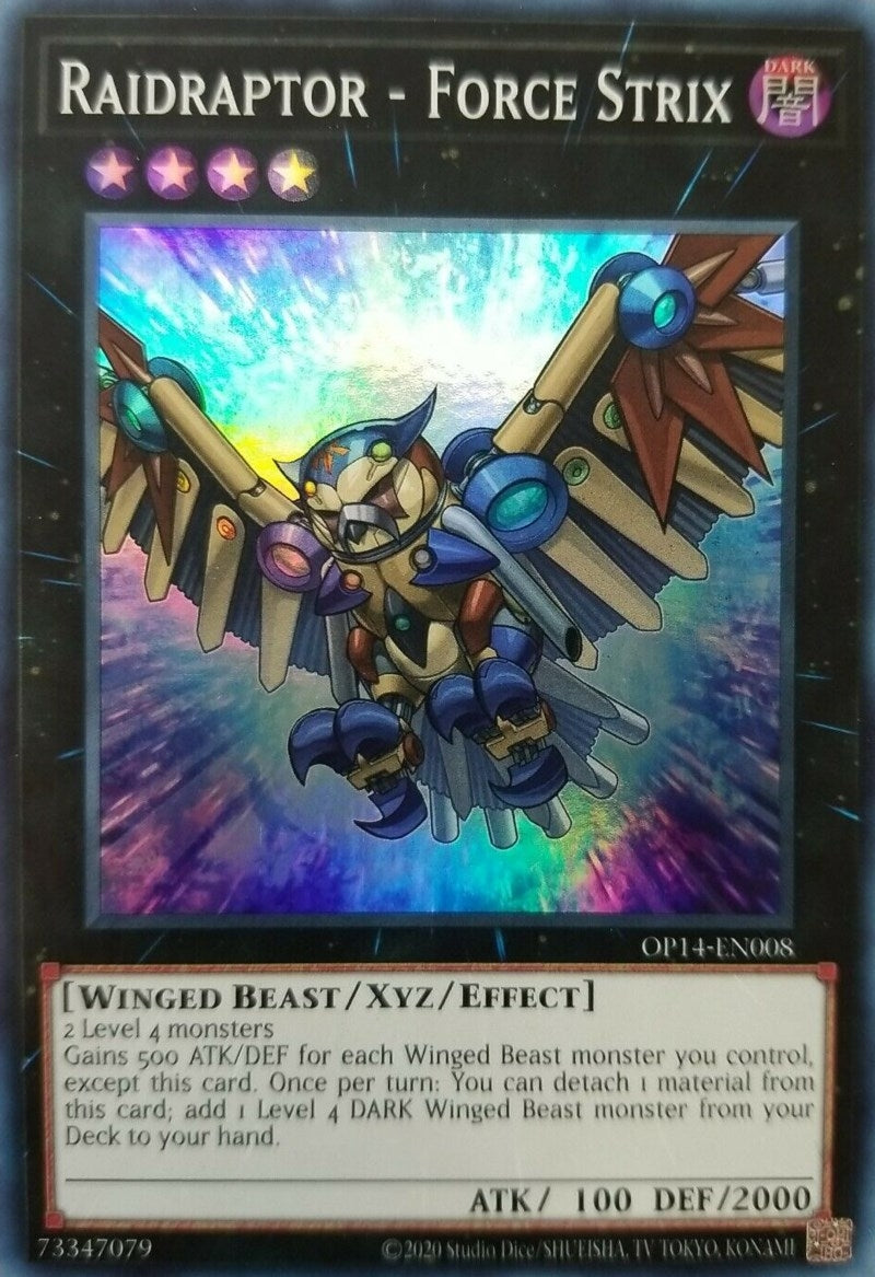 Image for Raidraptor - Force Strix (OTS Tournament Pack 14) (OP14-EN008) - YuGiOh