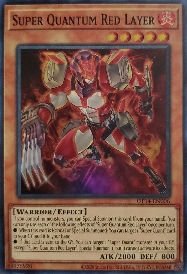 Image for Super Quantum Red Layer (OTS Tournament Pack 14) (OP14-EN006) - YuGiOh
