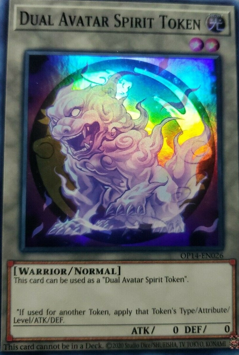 Image for Token: Dual Avatar Spirit (OTS Tournament Pack 14) (OP14-EN026) - YuGiOh