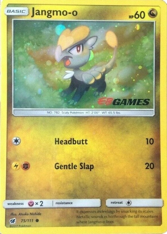 Image for Jangmo-o - 75/111 (Cosmos Holo) (EB Games Promo) (Miscellaneous Cards & Products) (075/111) - Pokemon