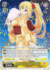 Image for "Beauty in a Yukata" Darkness (KonoSuba The Movie: Legend of Crimson) (KS/W76-E004 R) - Weiss Schwarz