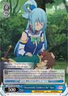Image for "Occasionally Goddess-Like" Aqua (SR) (KonoSuba The Movie: Legend of Crimson) (KS/W76-E078S SR) - Weiss Schwarz