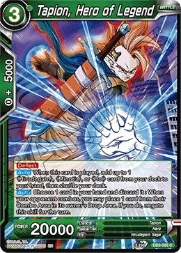 Image for Tapion, Hero of Legend (Draft Box 06 - Giant Force) (DB3-066) - Dragon Ball Super: Masters