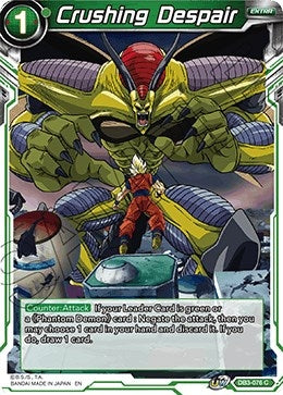 Image for Crushing Despair (Draft Box 06 - Giant Force) (DB3-076) - Dragon Ball Super: Masters