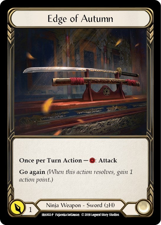 Image for Edge of Autumn (Welcome Deck: Ira) (IRA002) - Flesh and Blood TCG