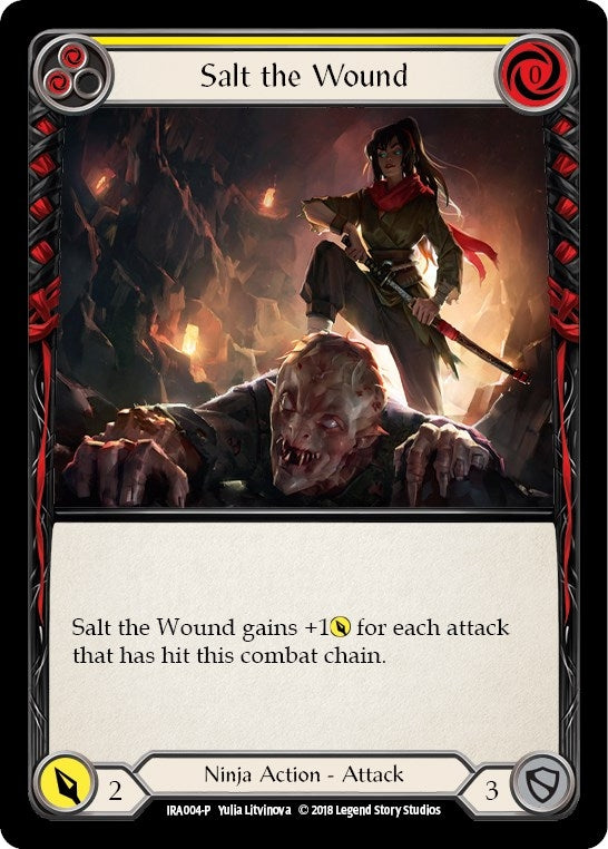 Image for Salt the Wound (Welcome Deck: Ira) (IRA004) - Flesh and Blood TCG