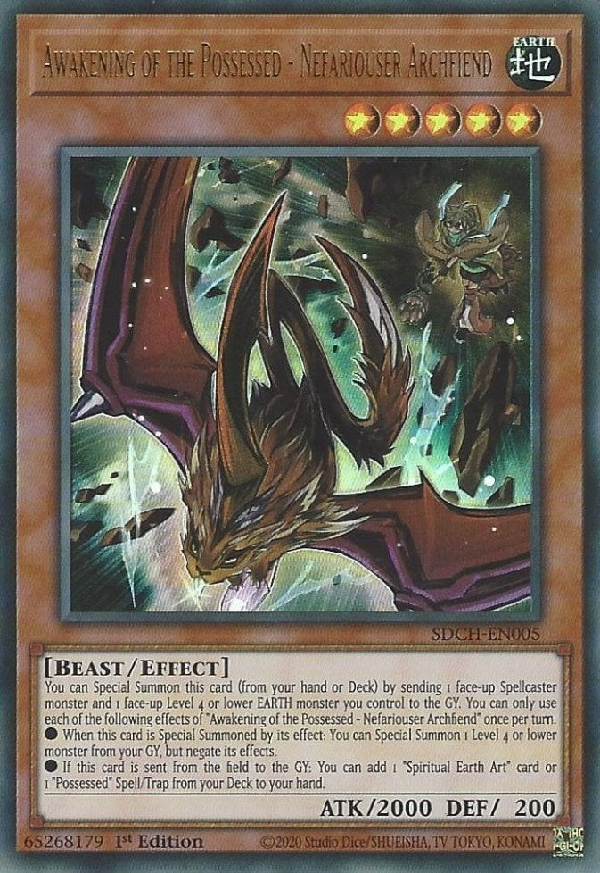 Image for Awakening of the Possessed - Nefariouser Archfiend (Structure Deck: Spirit Charmers) (SDCH-EN005) - YuGiOh