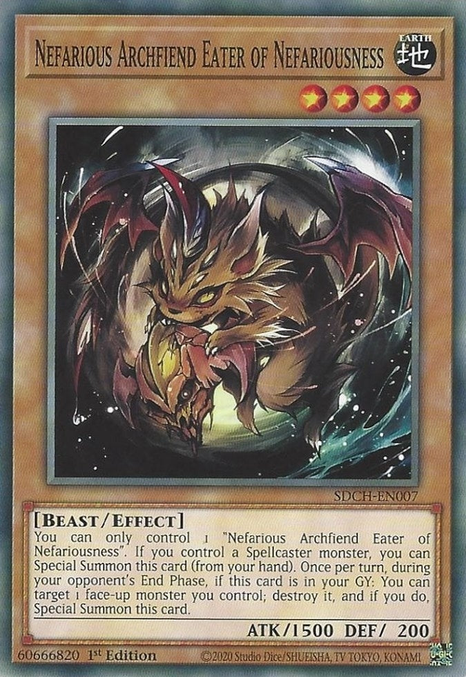 Image for Nefarious Archfiend Eater of Nefariousness (Structure Deck: Spirit Charmers) (SDCH-EN007) - YuGiOh