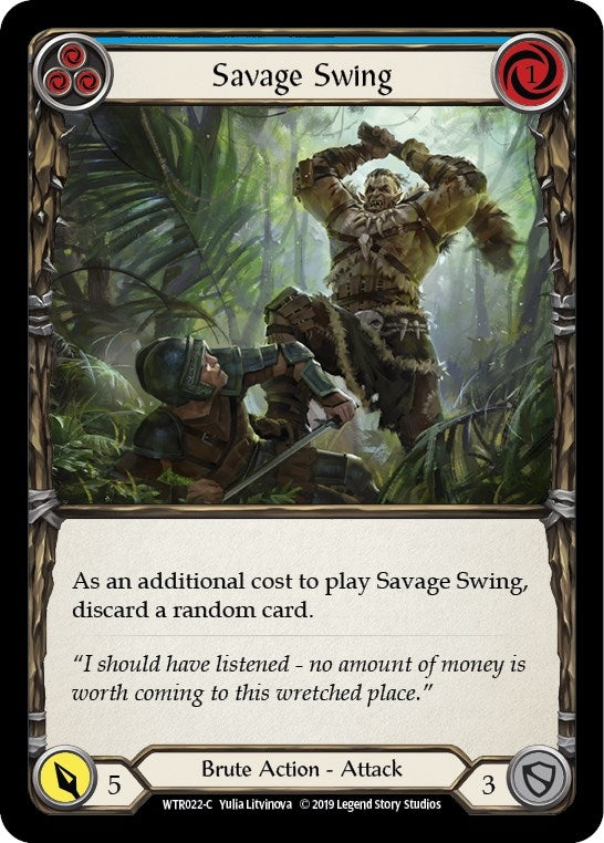 Image for Savage Swing (Blue) (WTR) (22)