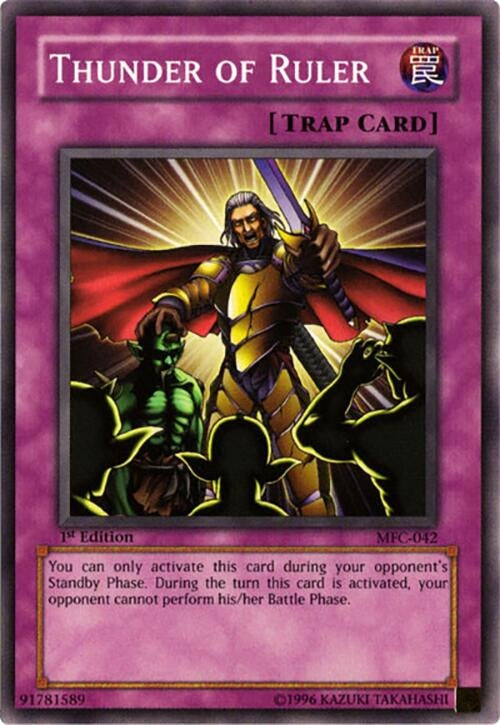 Image for Thunder of Ruler (Magician's Force) (MFC-042) - YuGiOh