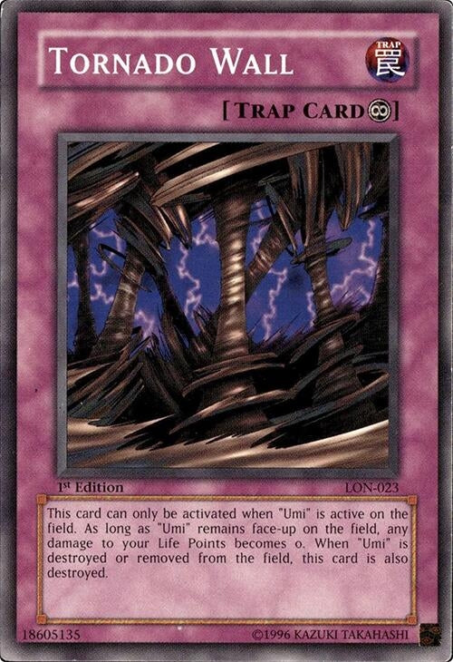 Image for Tornado Wall (Labyrinth of Nightmare) (LON-023) - YuGiOh