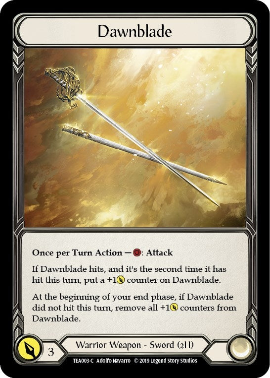 Image for Dawnblade (Hero Deck: Dorinthea) (TEA003) - Flesh and Blood TCG