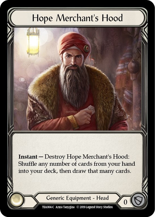 Image for Hope Merchant's Hood (Hero Deck: Dorinthea) (TEA004) - Flesh and Blood TCG