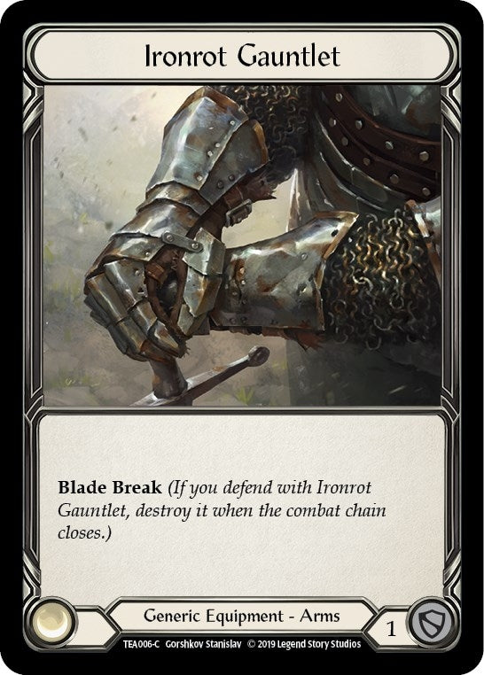 Image for Ironrot Gauntlet (Hero Deck: Dorinthea) (TEA006) - Flesh and Blood TCG