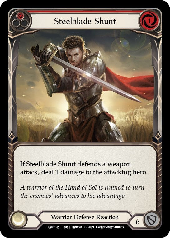 Image for Steelblade Shunt (Red) (Hero Deck: Dorinthea) (TEA011) - Flesh and Blood TCG