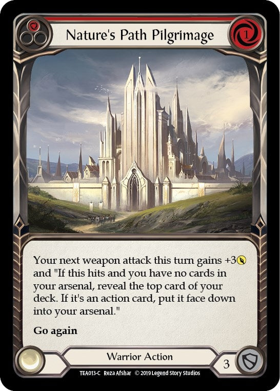 Image for Nature's Path Pilgrimage (Red) (Hero Deck: Dorinthea) (TEA013) - Flesh and Blood TCG