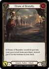 Image for Drone of Brutality (Red) (Hero Deck: Rhinar) (RNR015) - Flesh and Blood TCG