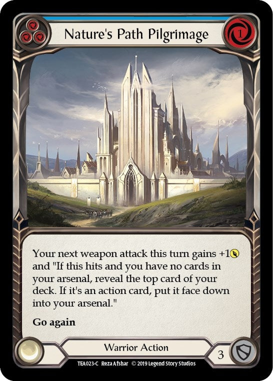 Image for Nature's Path Pilgrimage (Blue) (Hero Deck: Dorinthea) (TEA023) - Flesh and Blood TCG
