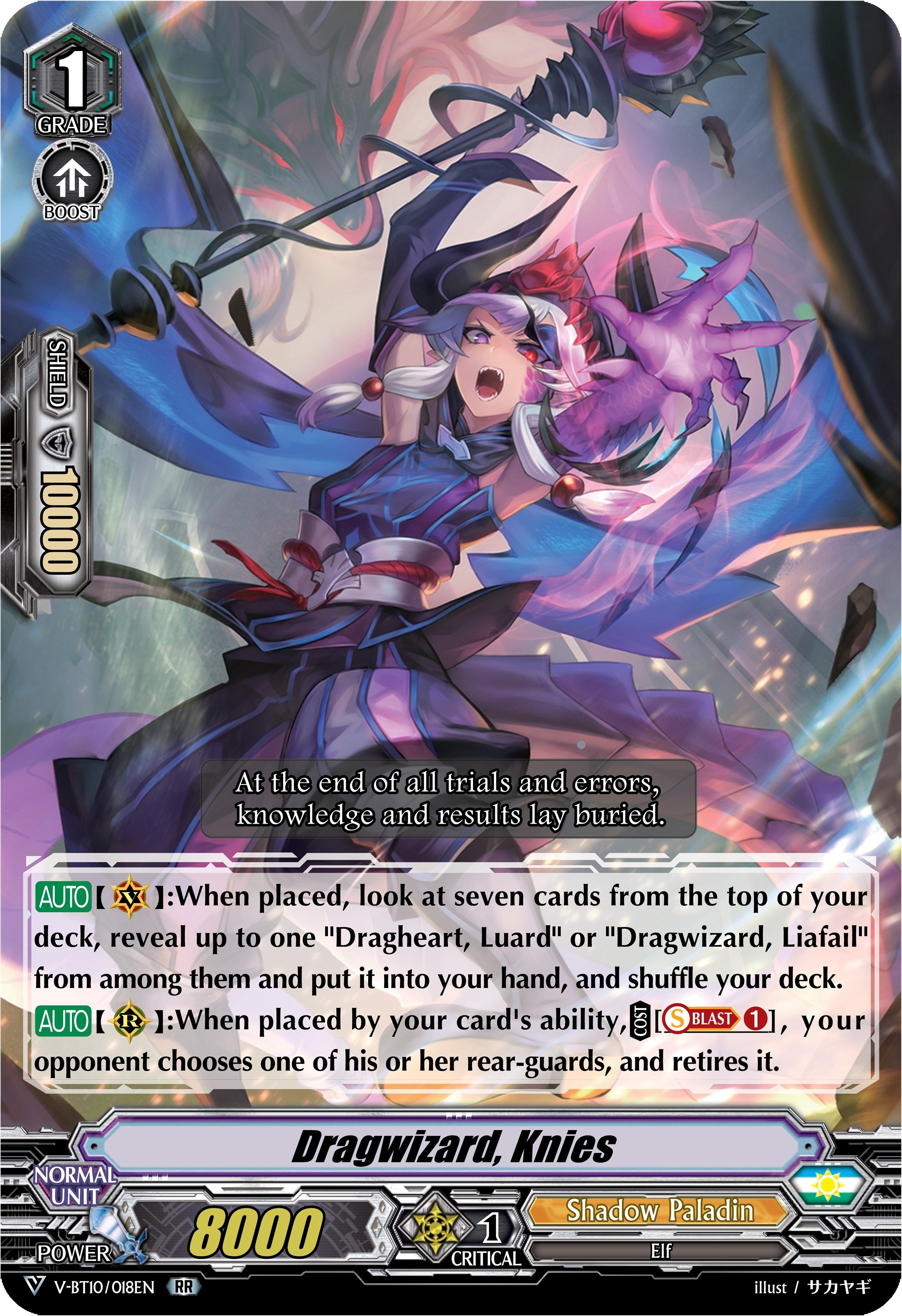 Image for Dragwizard, Knies (V-BT10: Phantom Dragon Aeon) (V-BT10/018EN) - Cardfight Vanguard