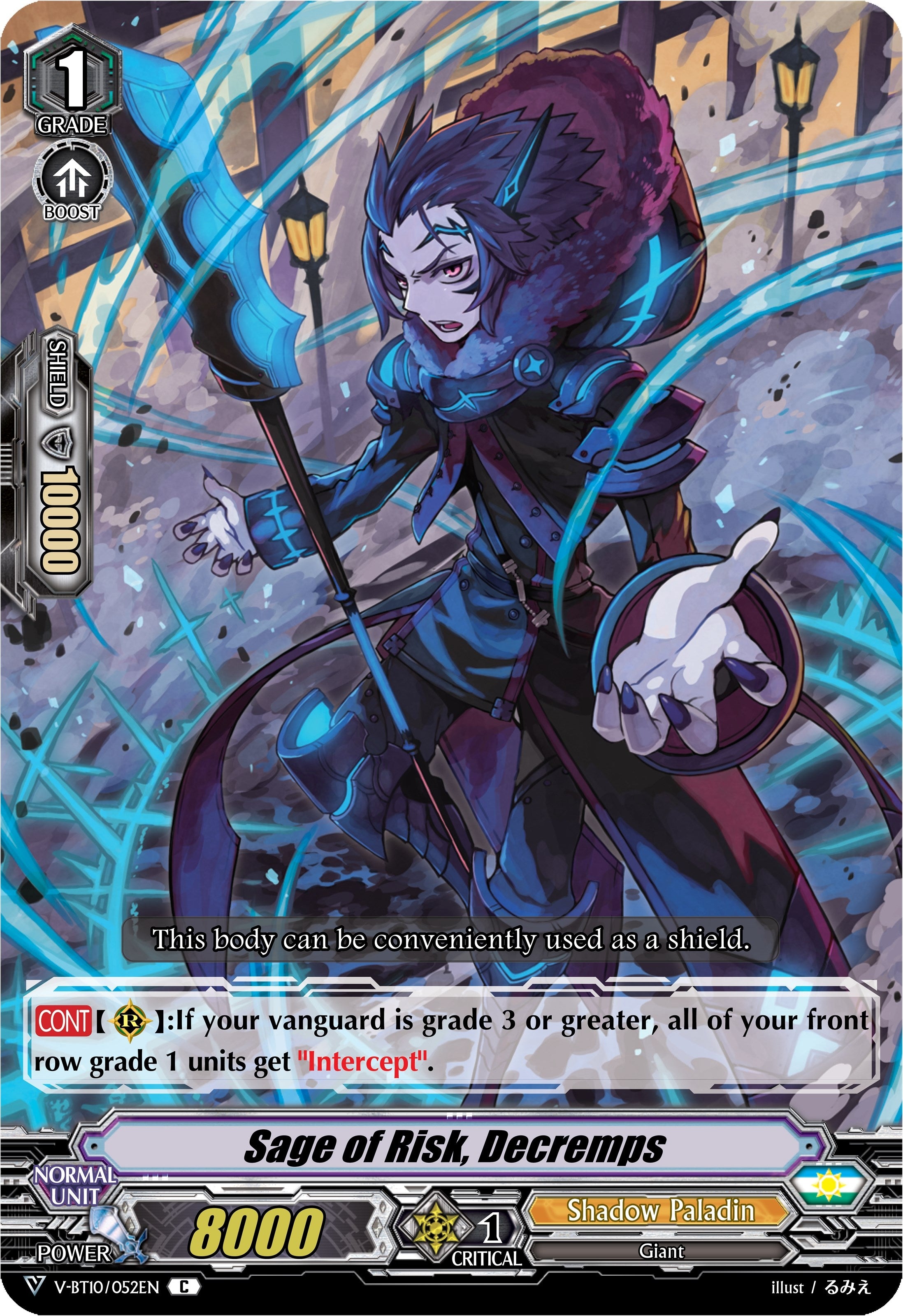 Image for Sage of Risk, Decremps (V-BT10: Phantom Dragon Aeon) (V-BT10/052EN) - Cardfight Vanguard
