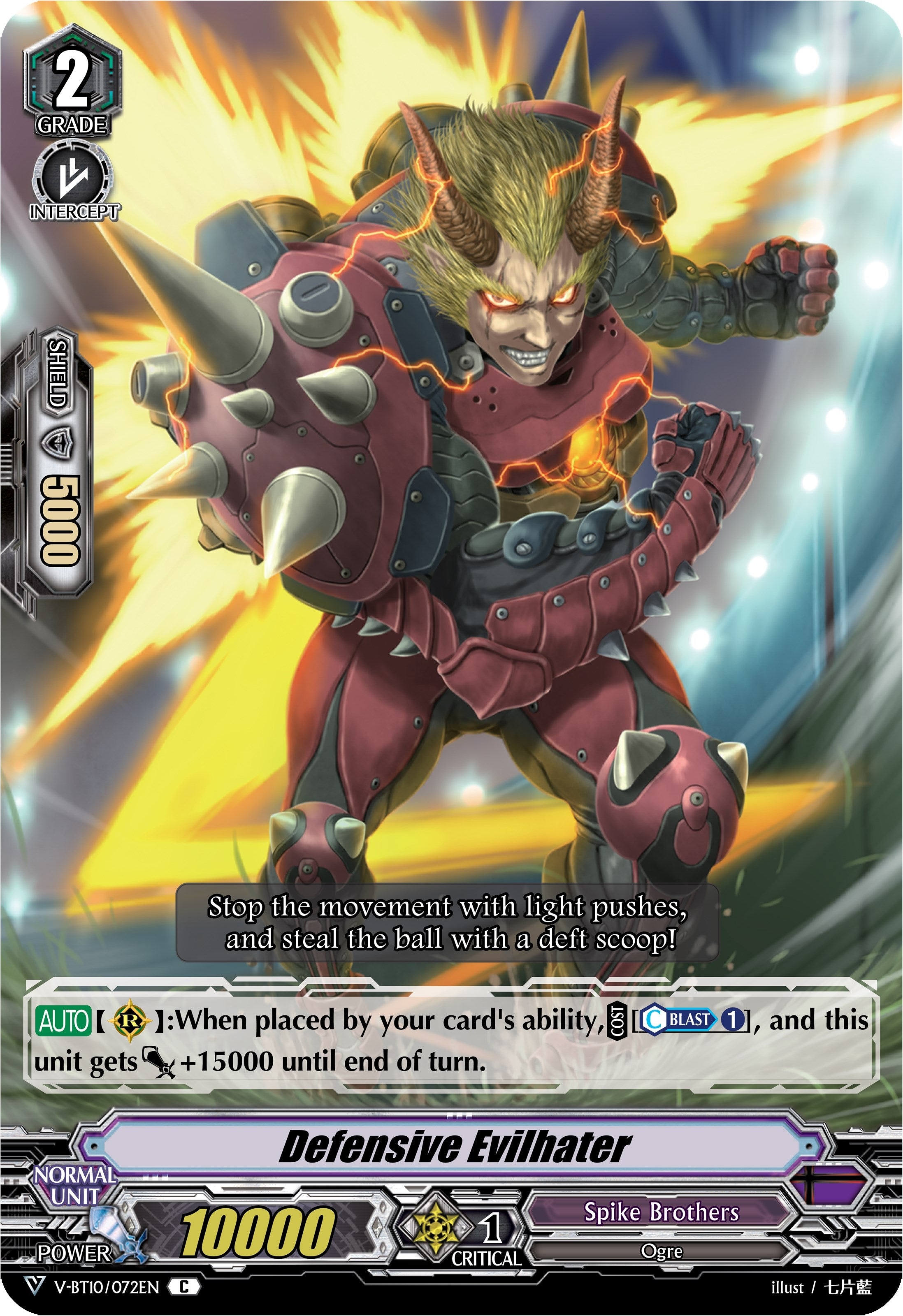 Image for Defensive Evilhater (V-BT10: Phantom Dragon Aeon) (V-BT10/072EN) - Cardfight Vanguard