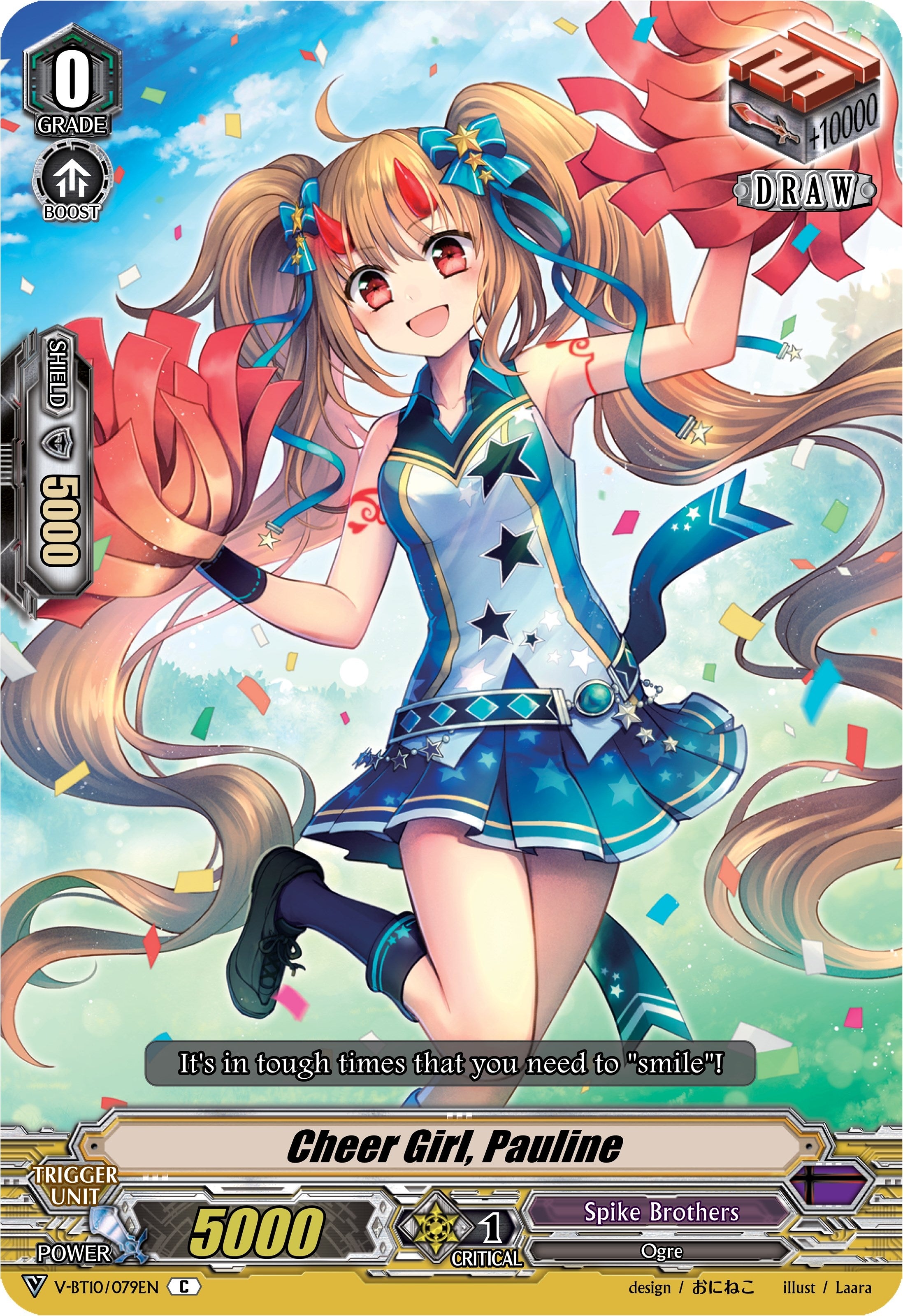 Image for Cheer Girl, Pauline (V-BT10: Phantom Dragon Aeon) (V-BT10/079EN) - Cardfight Vanguard